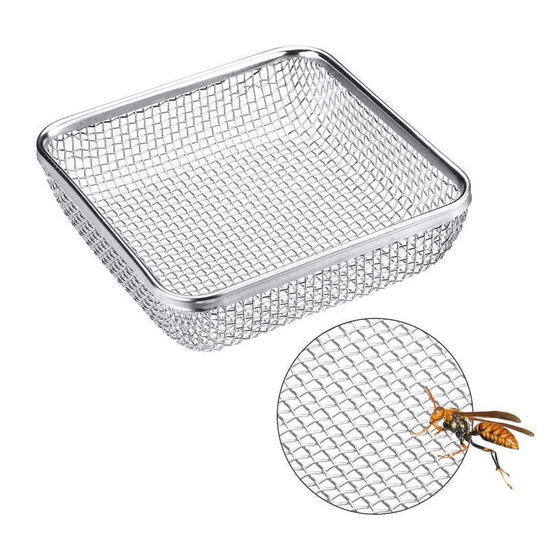 Miady RV Furnace Vent Screen, Flying Insect Bug Cover Camper Heater Exhaust Vents - 4.5x4.5 Stainless Steel Mesh Screens - Installation Tool Included - Image 5